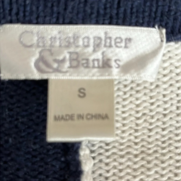 Christopher & Banks Vintage Applique & Embroidery Cat Cardigan - Size Small - Picture 8 of 10